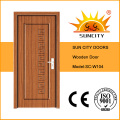 White Painting Room Door, Simple Wooden Door